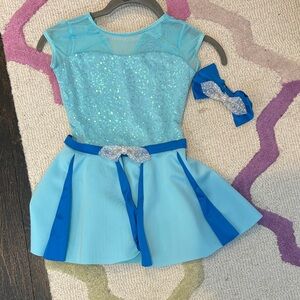 Weissman Blue Kids dance Costume